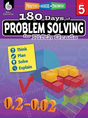 cover image of 180 Days of Problem Solving for Fifth Grade: Practice, Assess, Diagnose